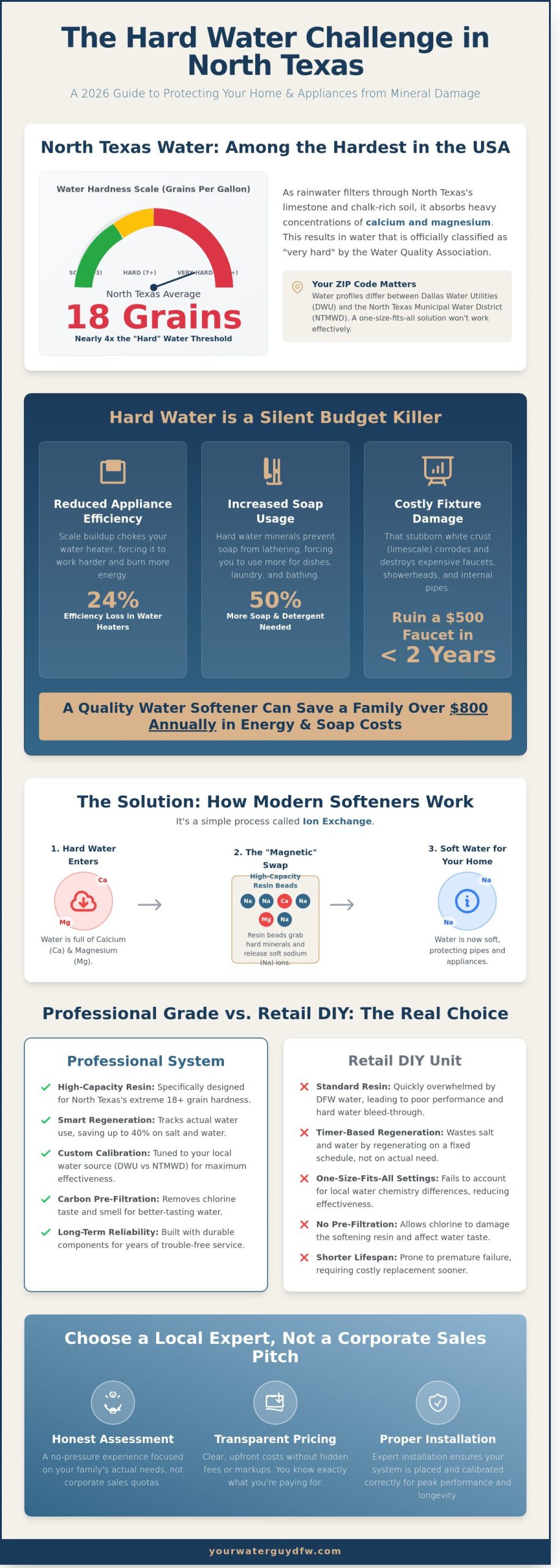 Water Softener Installation in Dallas: The 2026 Homeowner’s Guide