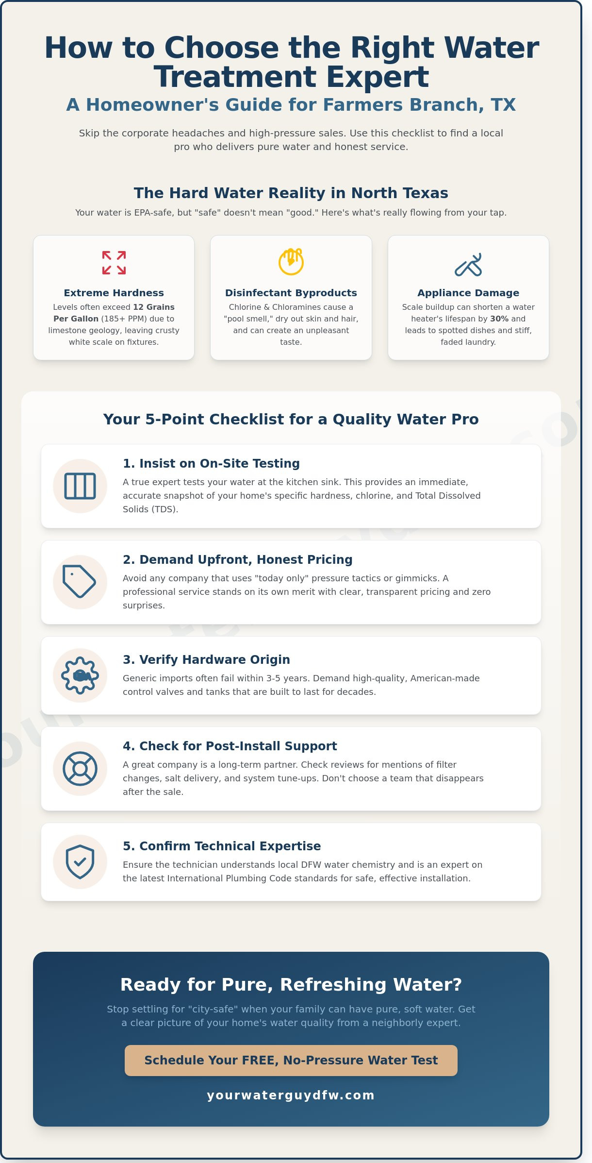 Best Water Treatment Companies in Farmers Branch, TX: 2026 Homeowner’s Guide