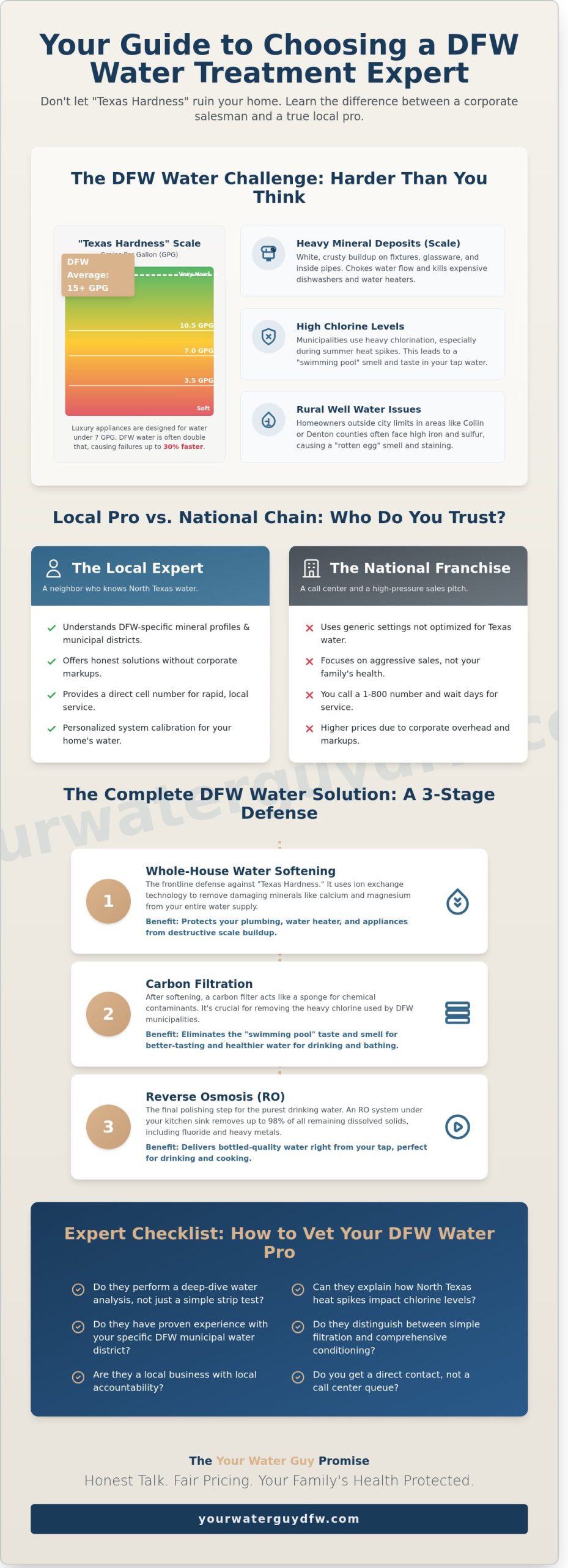 Choosing the Best Water Treatment Company Near Me in the Dallas Metroplex (2026 Guide)