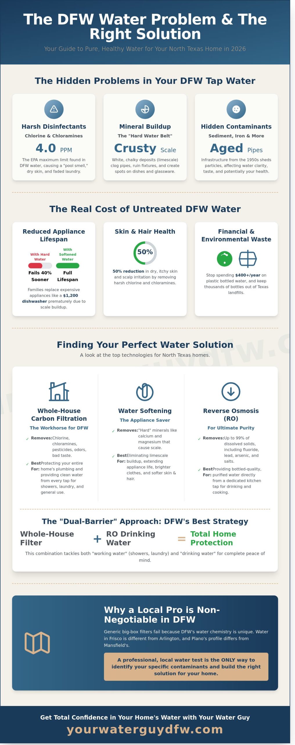Filtration Systems for Water: A DFW Homeowner’s 2026 Guide