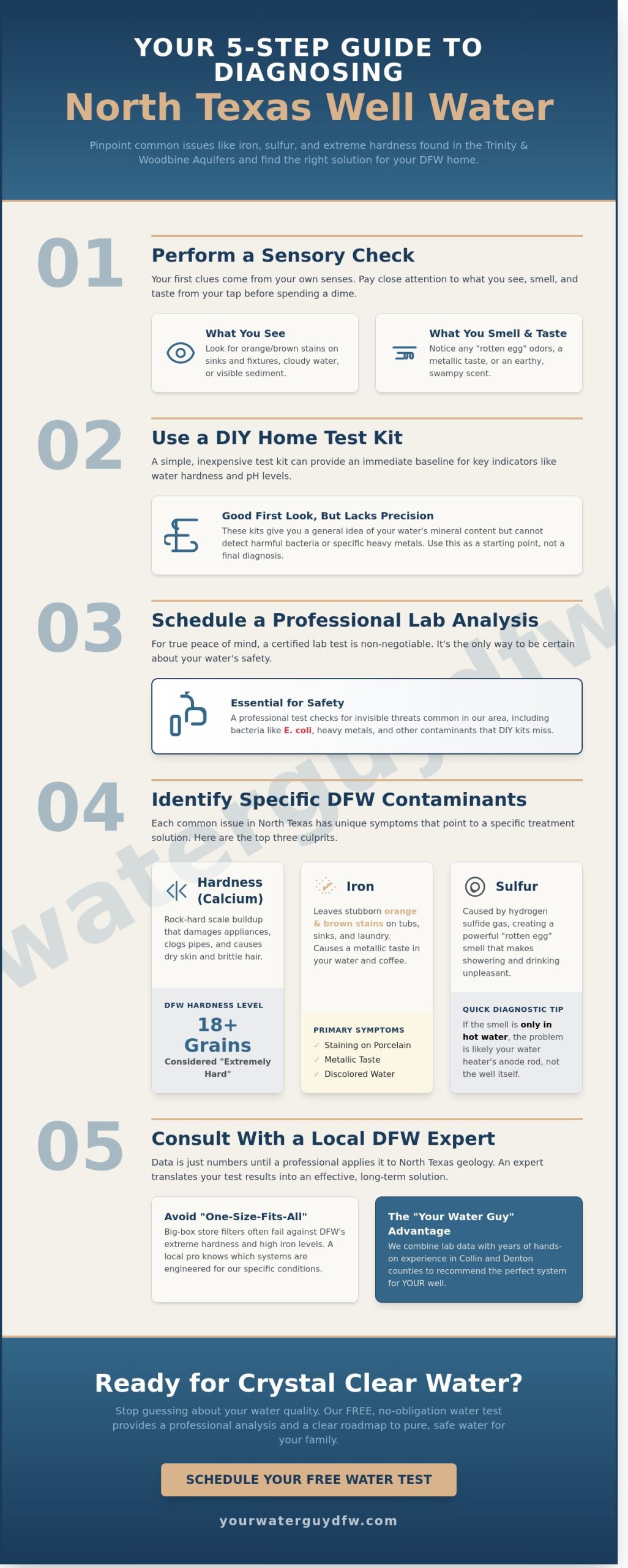 Well Water Treatment Near Me: A DFW Homeowner’s 2026 Guide to Pure Water