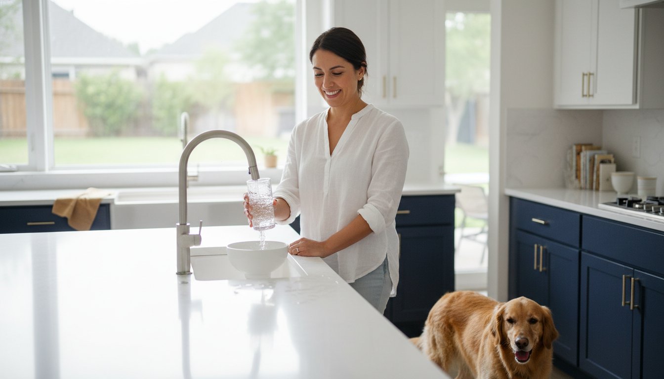 Whole-House Water Solutions in North Texas: Pet-Safe, Better-Tasting Purity for Your DFW Home